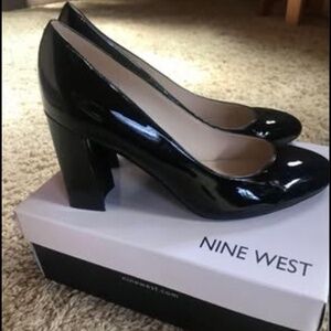 Nine West Womens Patent Leather Heels